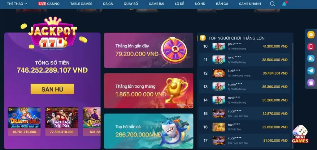 Các loại ưu đãi hấp dẫn từ Win55